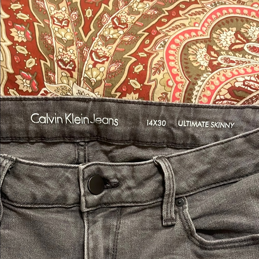 Calvin Klein Gray Jeans